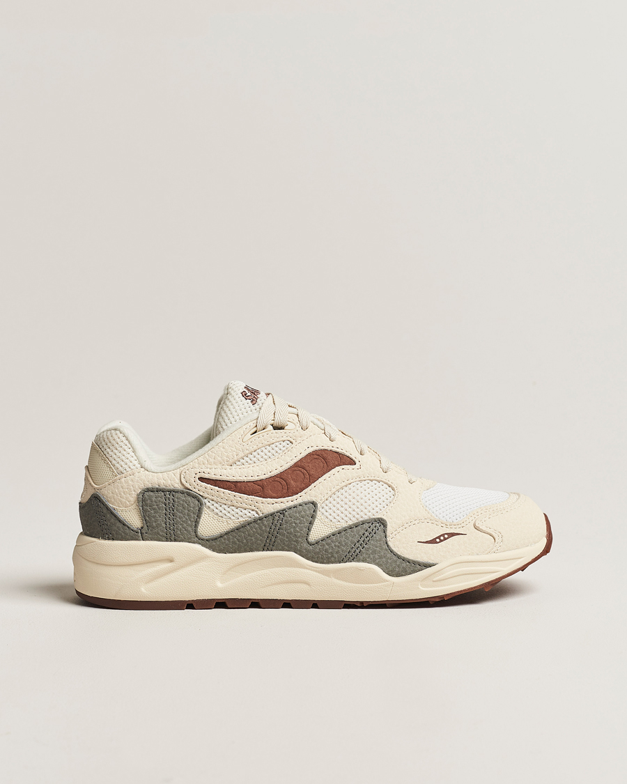 Men | Saucony Grid Shadow 2 Sneaker Sand/Brown | Saucony | Grid Shadow 2 Sneaker Sand/Brown