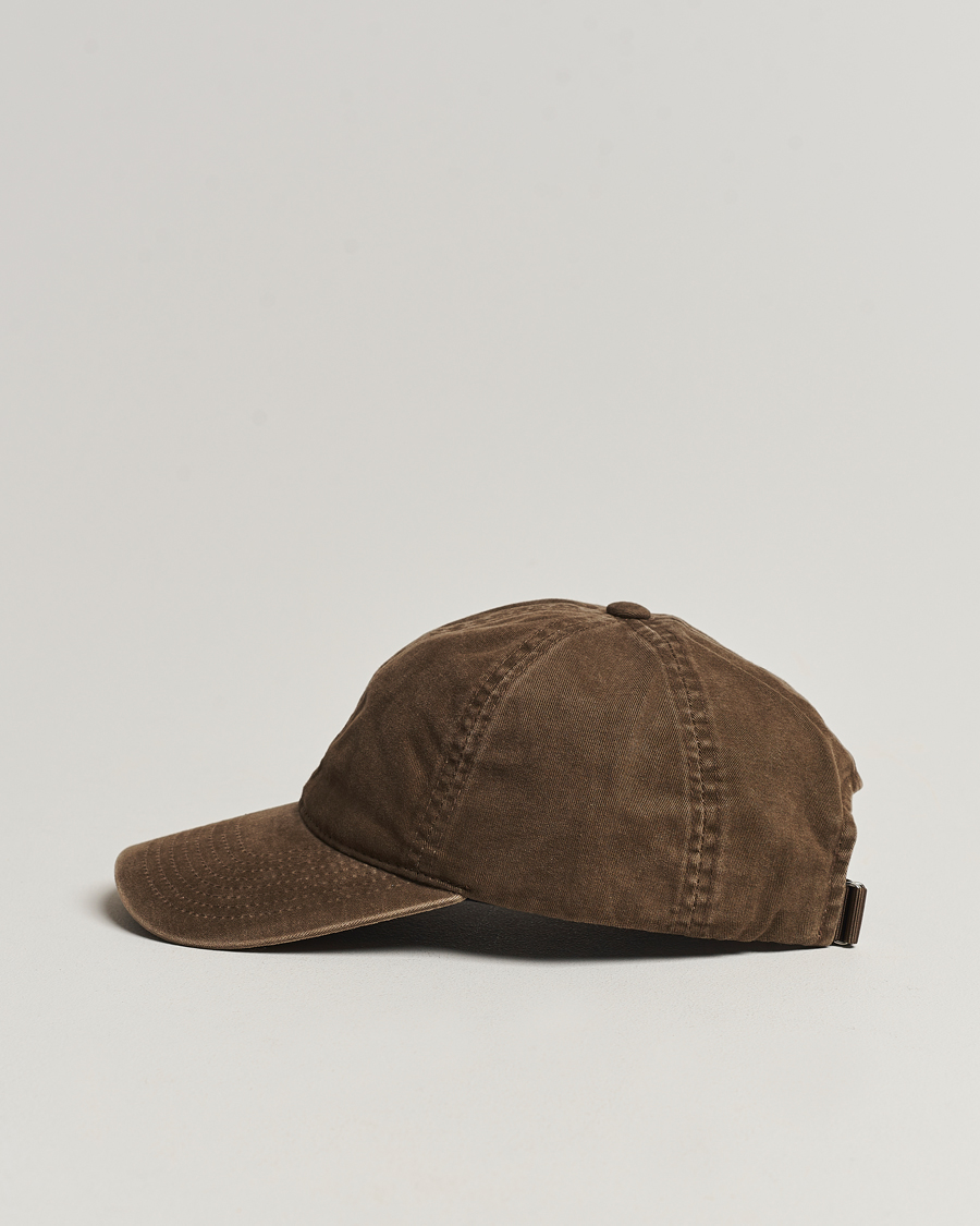 Men |  | Varsity Headwear | Washed Cotton Baseball Cap Dark Beige