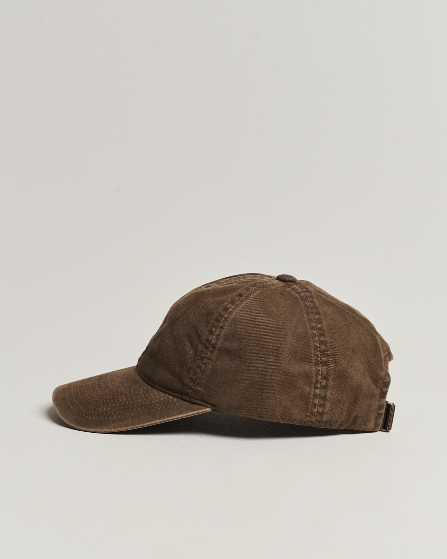 Men | Varsity Headwear Washed Cotton Baseball Cap Dark Beige | Varsity Headwear | Washed Cotton Baseball Cap Dark Beige