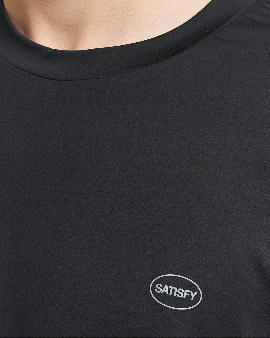 Men | T-Shirts | Satisfy | AuraLite Muscle Tee Black