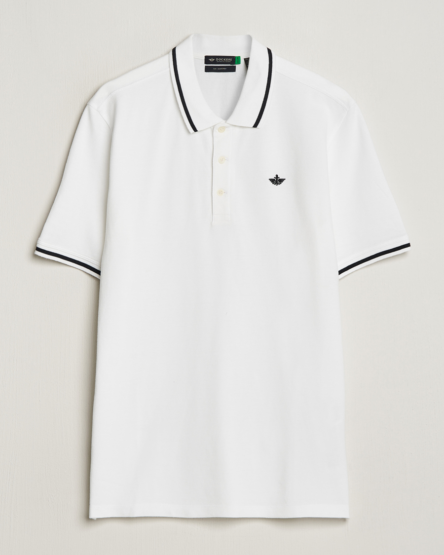 Men | Polo Shirts | Dockers | Original Cotton Polo White