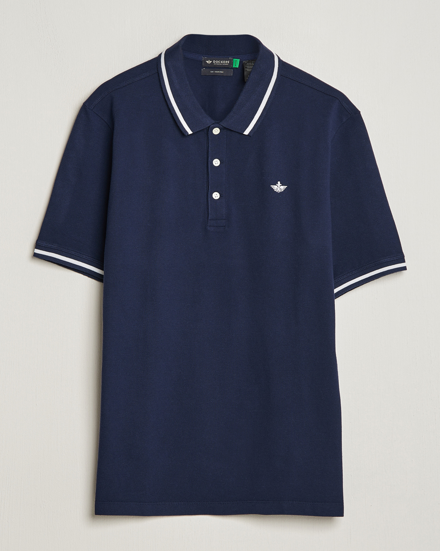 Men | Polo Shirts | Dockers | Original Cotton Polo Navy