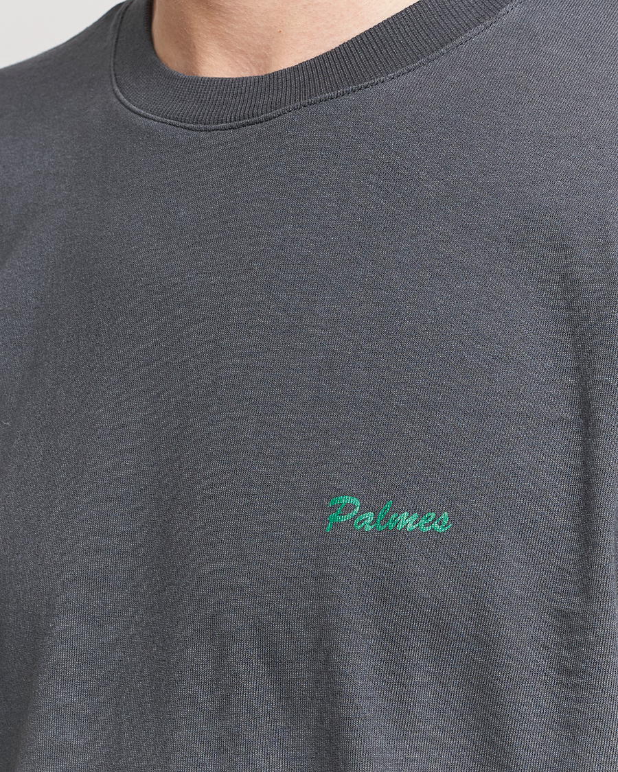 Men | T-Shirts | Palmes | Dyed T-Shirt Washed Grey