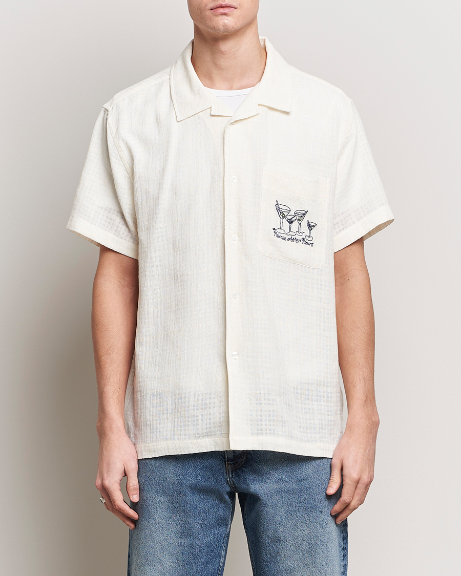 Men | Shirts | Palmes | Martini Short Sleeve Shirt Off White