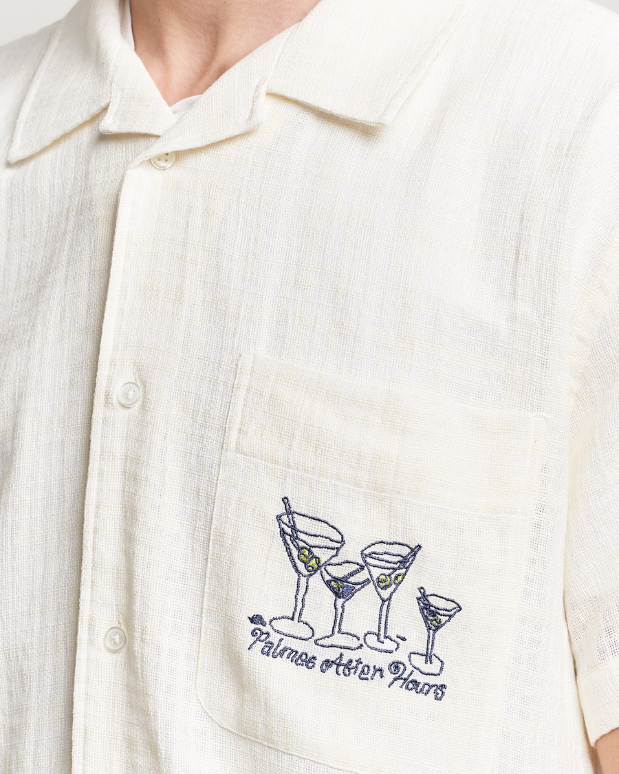 Men | Shirts | Palmes | Martini Short Sleeve Shirt Off White