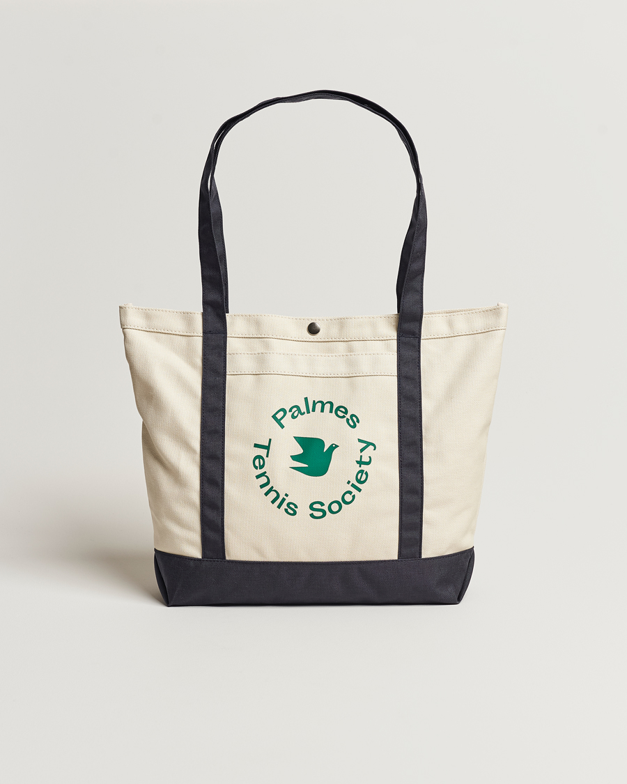 Men | Palmes Society Tote Bag White/Navy | Palmes | Society Tote Bag White/Navy
