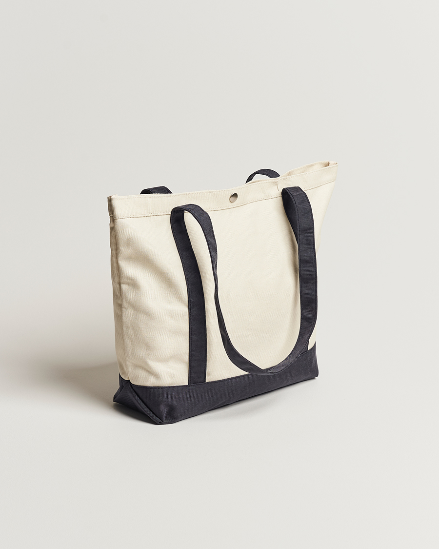 Men | Palmes Society Tote Bag White/Navy | Palmes | Society Tote Bag White/Navy