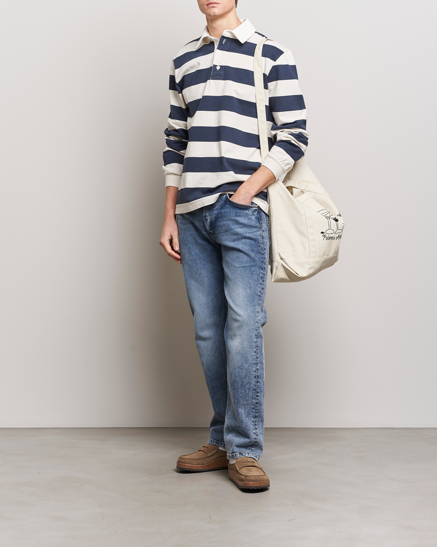 Men | Sweaters & Knitwear | Palmes | Colt Rugby Shirt Navy/White