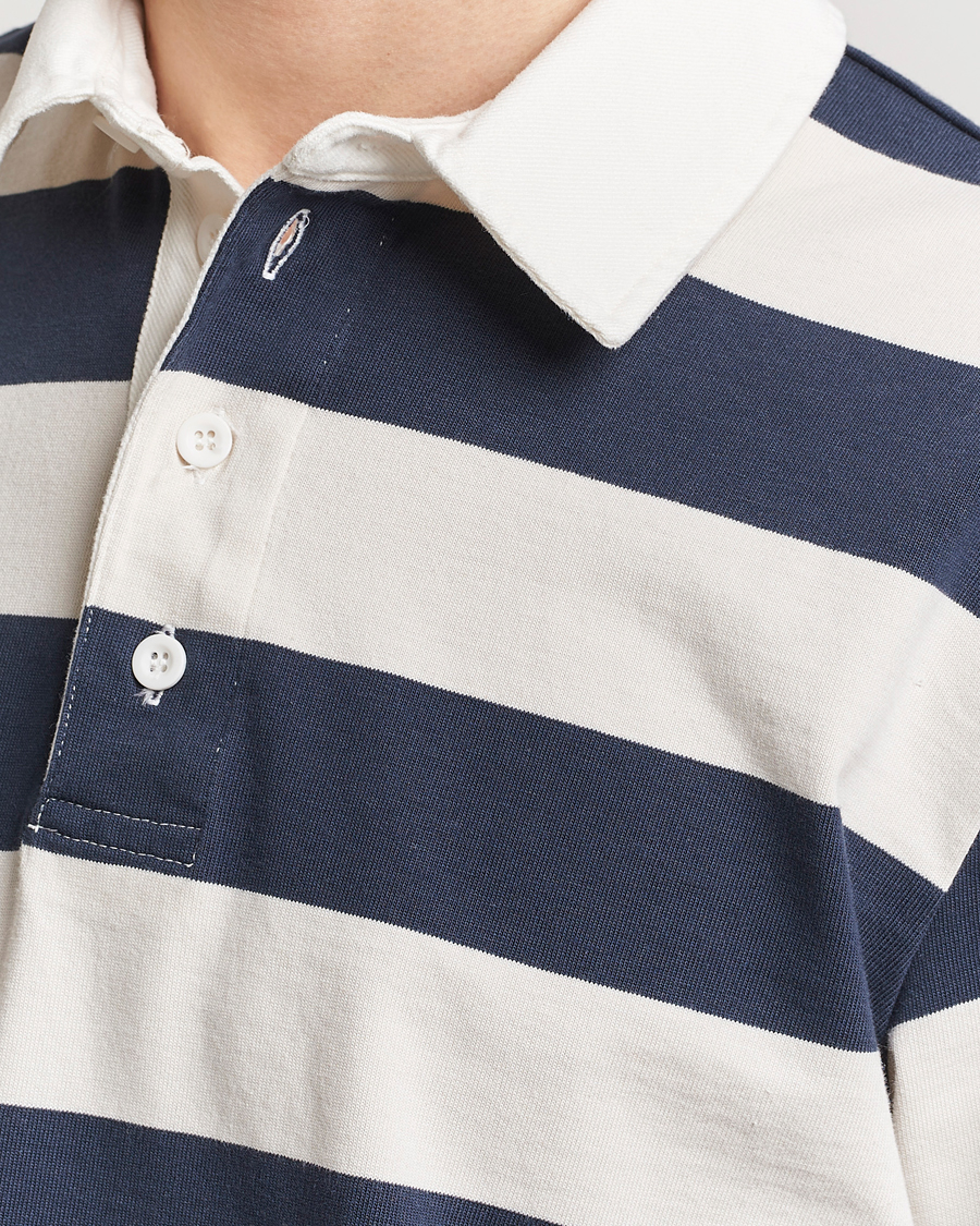 Men | Sweaters & Knitwear | Palmes | Colt Rugby Shirt Navy/White