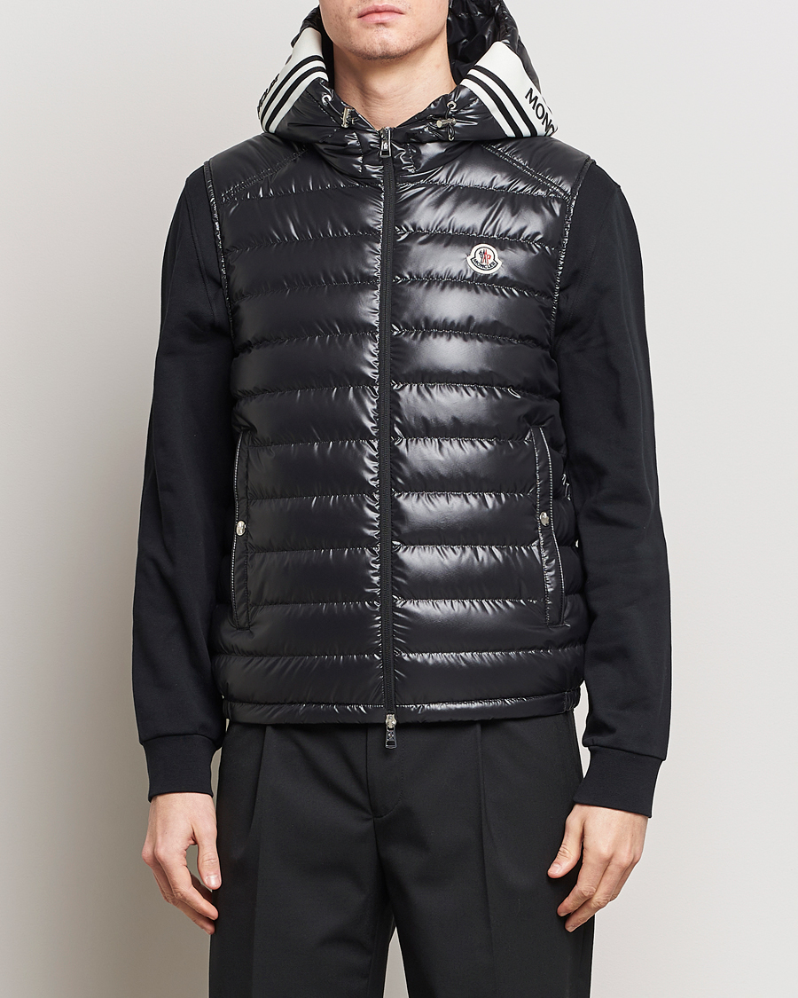 Men | Coats & Jackets | Moncler | Clai Down Vest Black