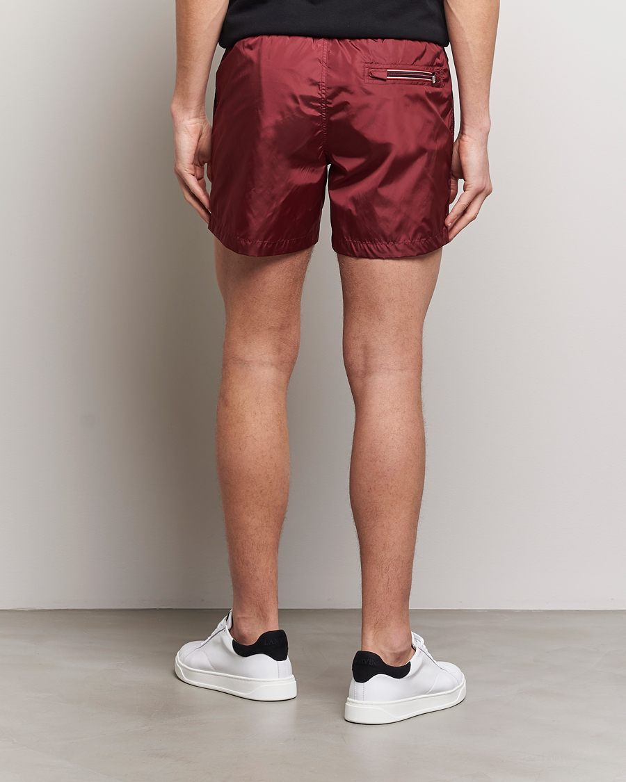 Men | Swimwear | Moncler | Nylon Swim Shorts Burgundy
