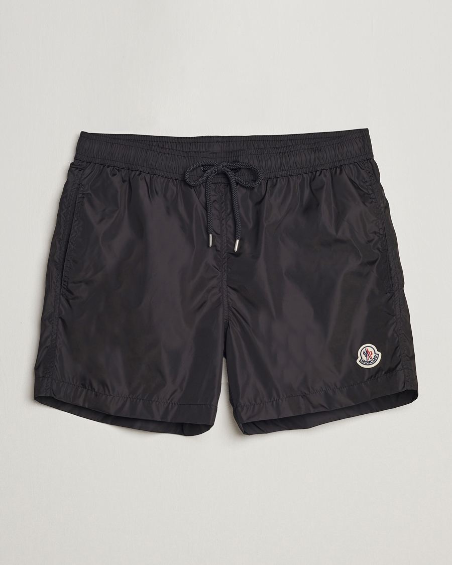 Men | Swimwear | Moncler | Nylon Swim Shorts Black