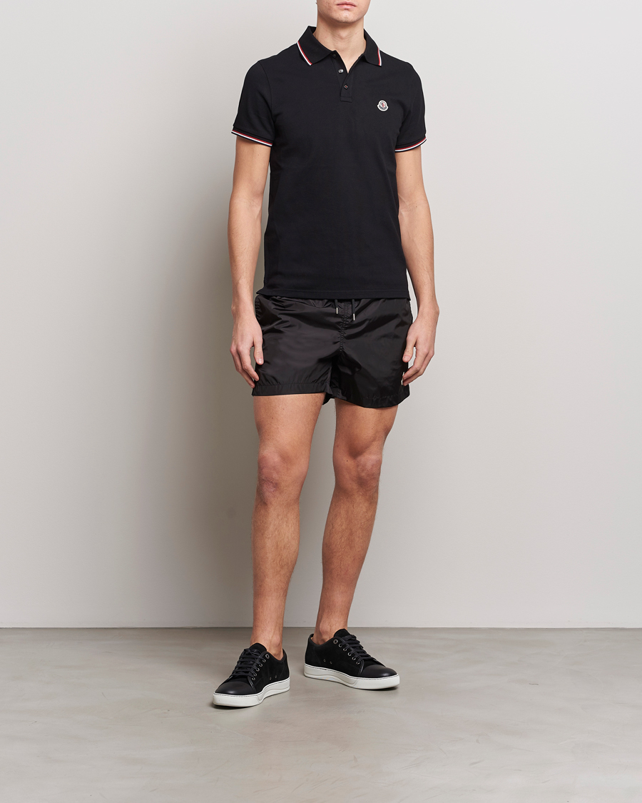 Men | Swimwear | Moncler | Nylon Swim Shorts Black