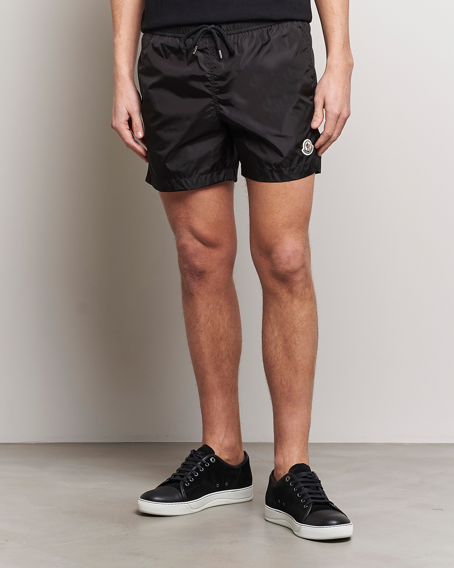 Men | Swimwear | Moncler | Nylon Swim Shorts Black