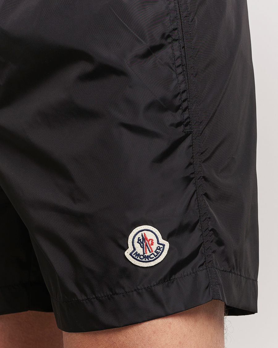 Men | Swimwear | Moncler | Nylon Swim Shorts Black