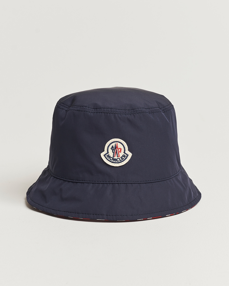 Men | Moncler Nylon Bucket Hat Navy | Moncler | Nylon Bucket Hat Navy
