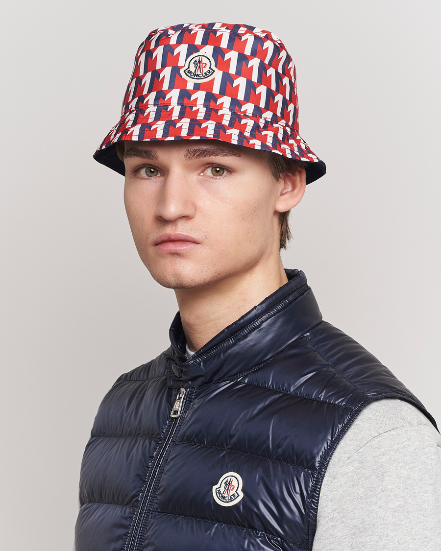 Men | Moncler Nylon Bucket Hat Navy | Moncler | Nylon Bucket Hat Navy