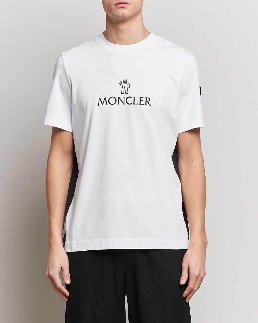 Men | Short Sleeve T-shirts | Moncler | Reflective Logo T-Shirt White