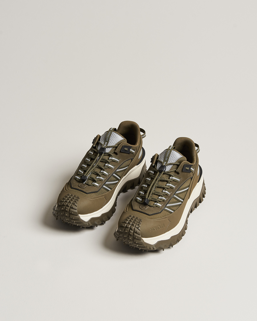Men | Suede shoes | Moncler | Trailgrip Low Sneakers Military Green