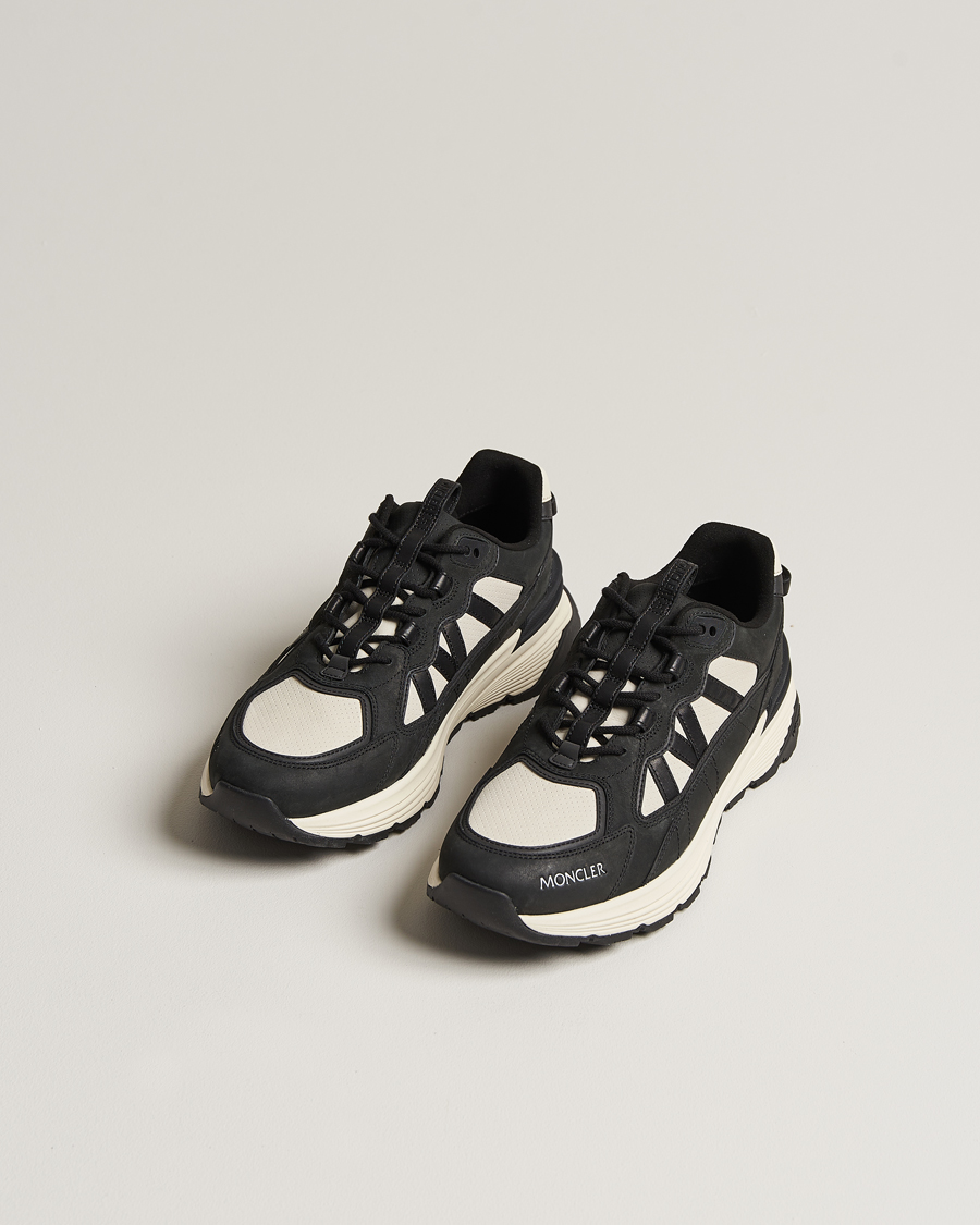 Men | Moncler Lite Runner Sneakers Black/White | Moncler | Lite Runner Sneakers Black/White
