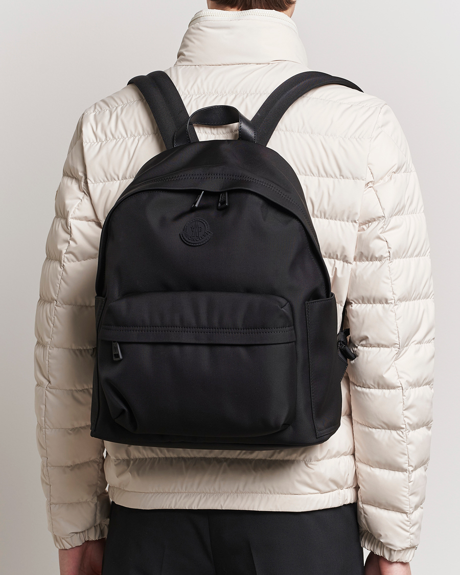 Men | Moncler Pierrick Nylon Backpack Black | Moncler | Pierrick Nylon Backpack Black