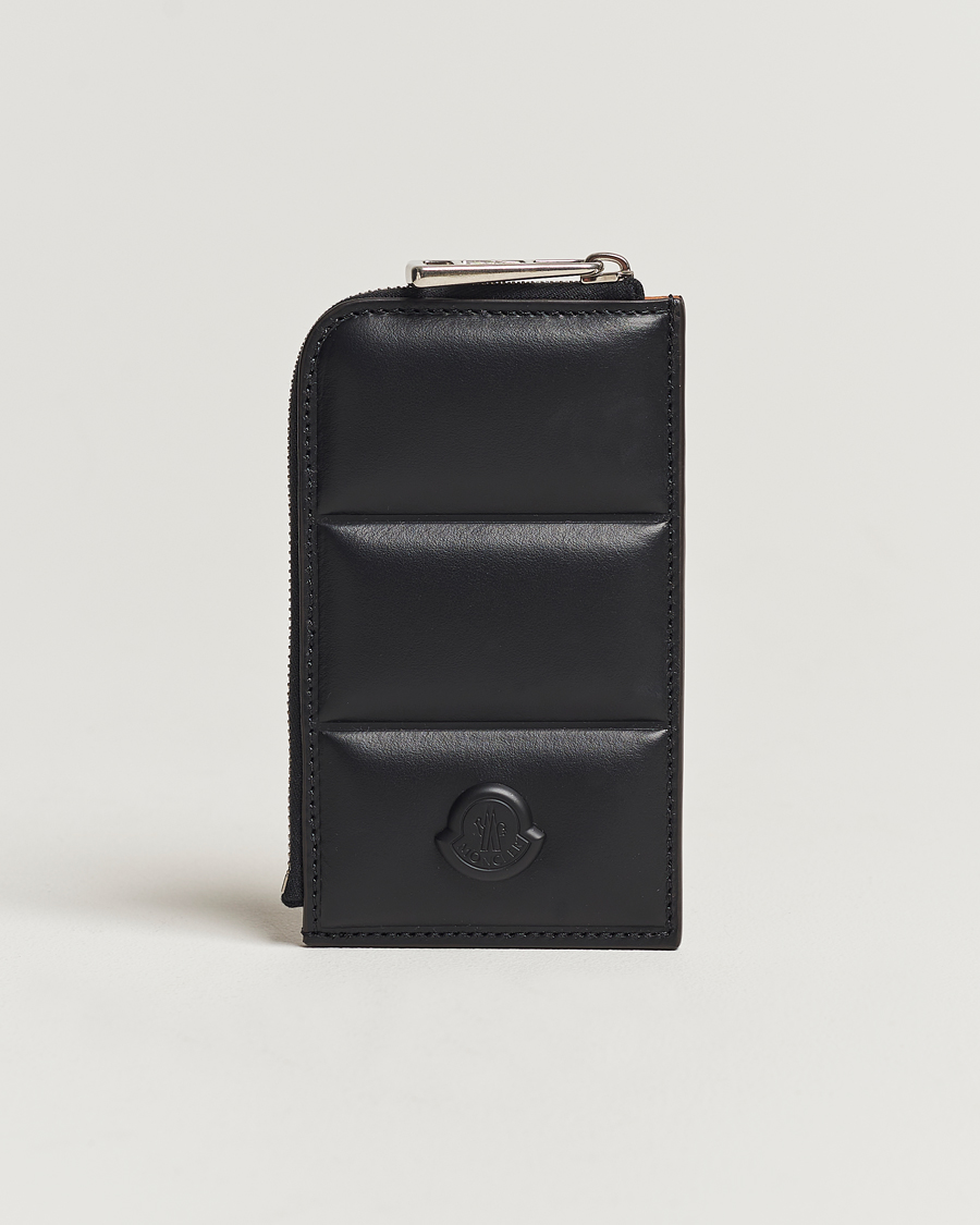Men | Moncler Flat Card Holder Black | Moncler | Flat Card Holder Black
