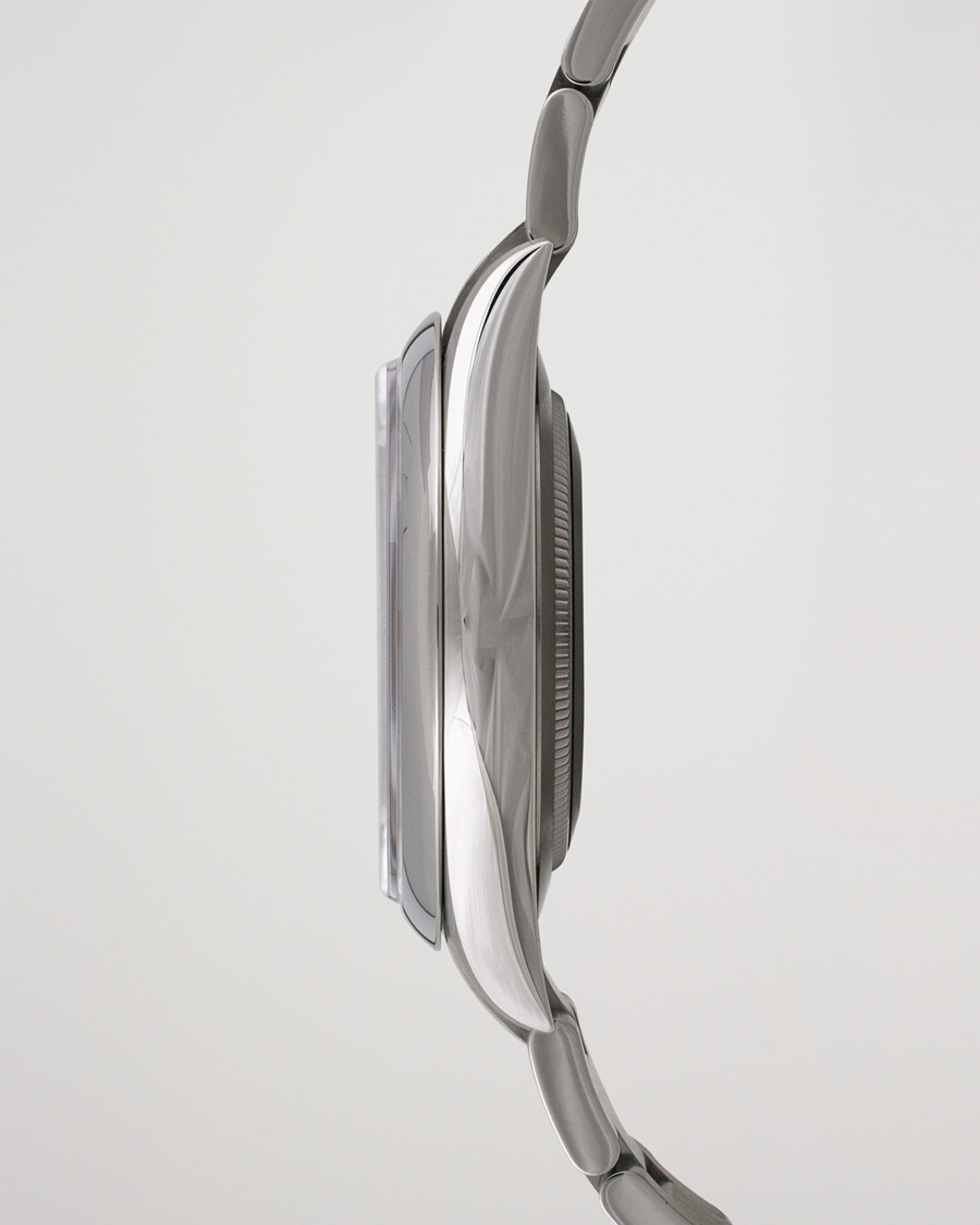 Men | Rolex Pre-Owned Oyster Perpetual 124300 Black Silver | Rolex Pre-Owned | Oyster Perpetual 124300 Black Silver