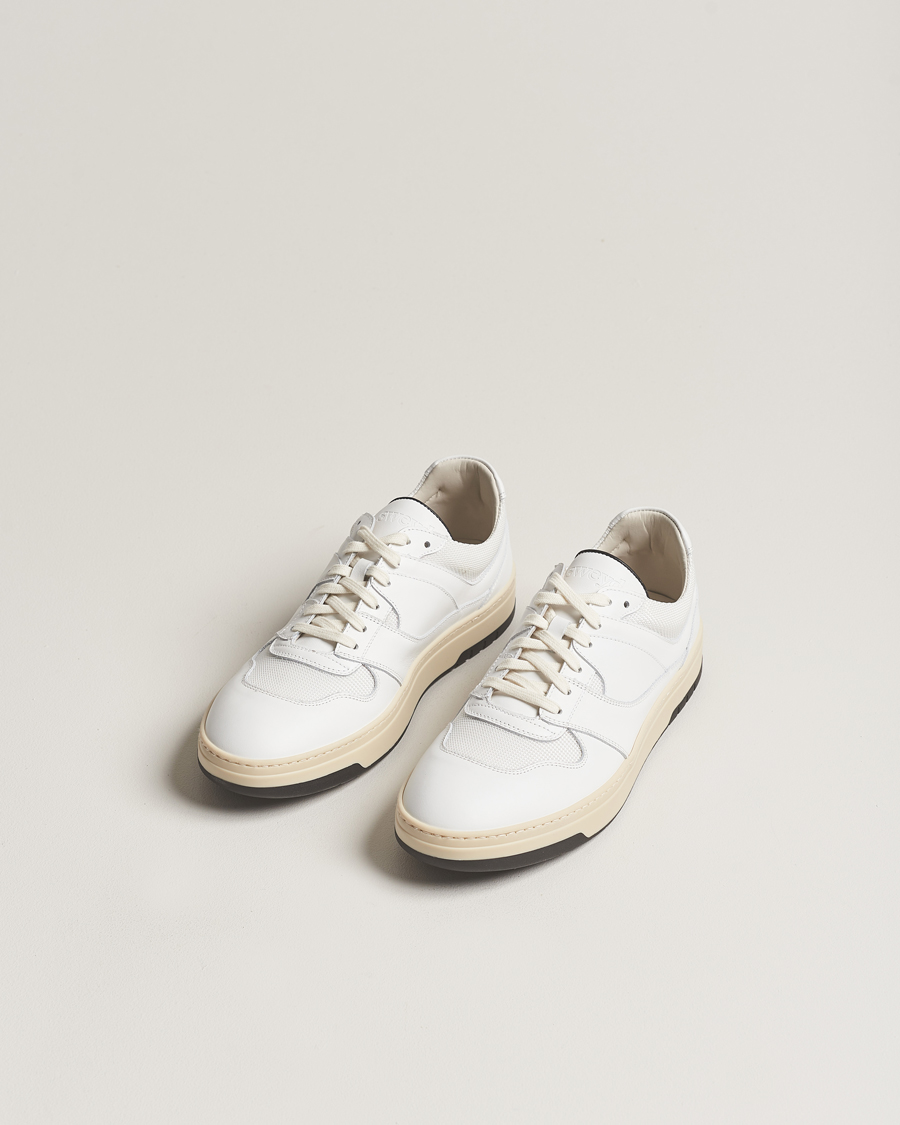 Men |  | Sweyd | Net Leather Sneaker White