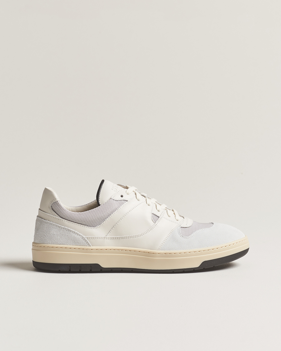 Men | Sweyd Net Suede/Leather Sneaker White/Grey | Sweyd | Net Suede/Leather Sneaker White/Grey