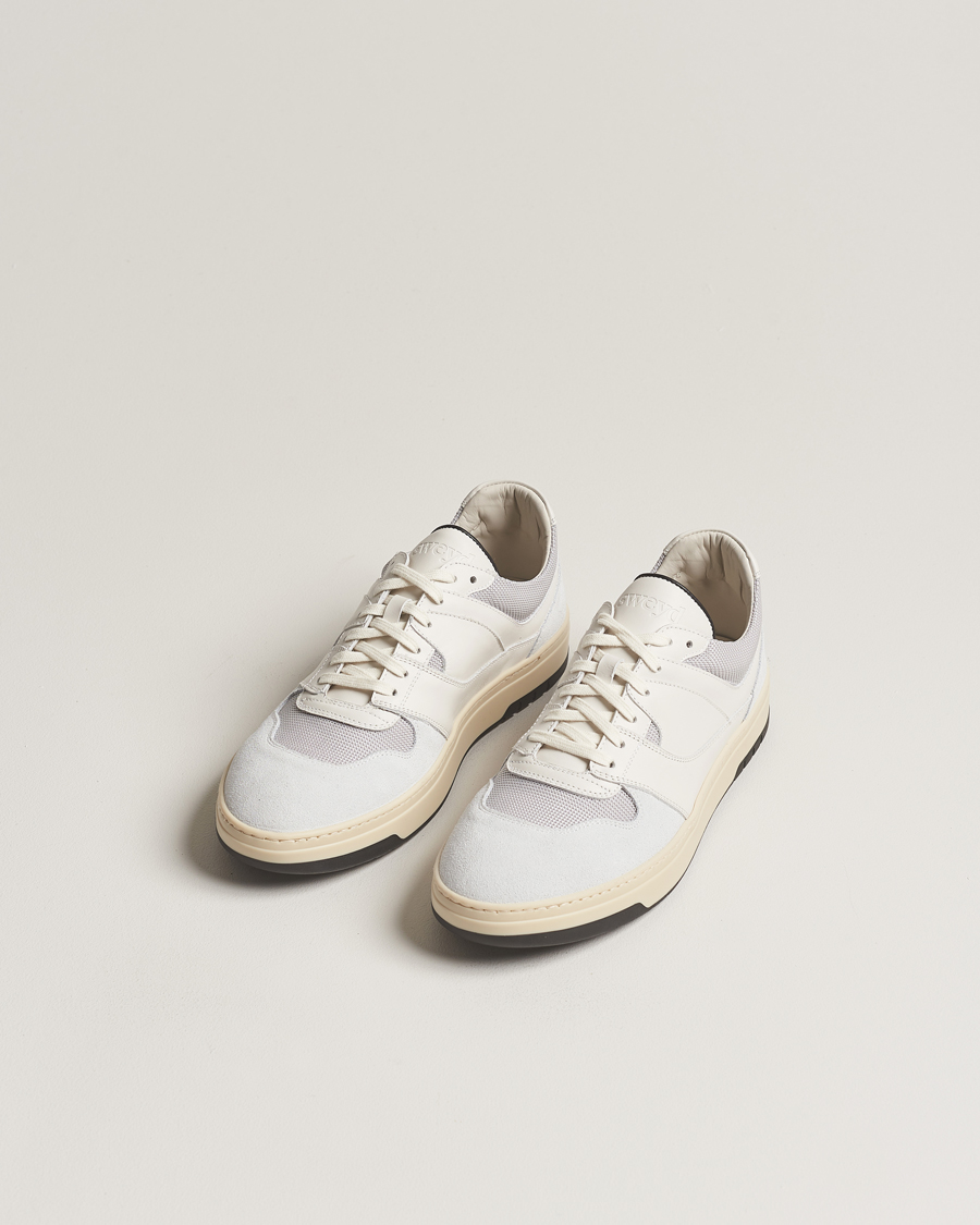 Men | Sweyd Net Suede/Leather Sneaker White/Grey | Sweyd | Net Suede/Leather Sneaker White/Grey