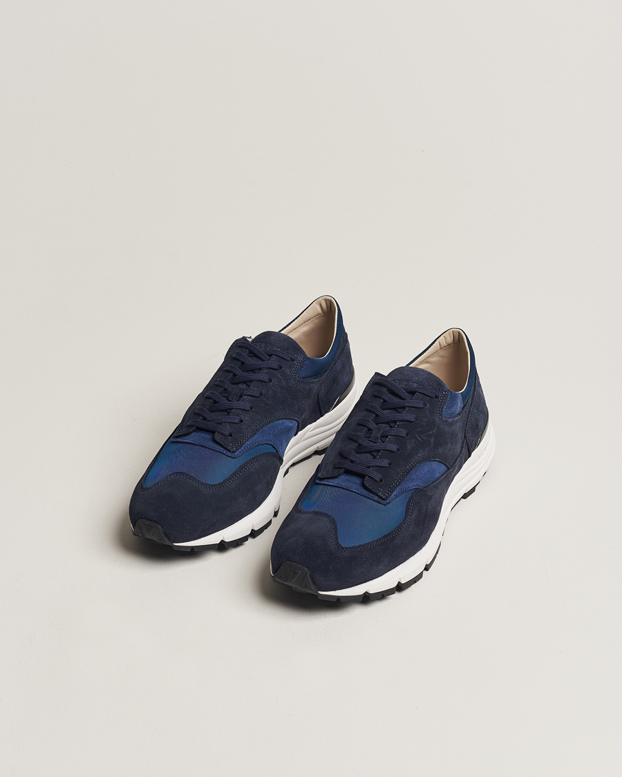 Men | Running Sneakers | Sweyd | Way Suede Running Sneaker Navy
