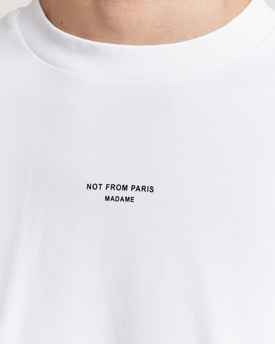 Men | T-Shirts | Drôle de Monsieur | Classic NFPM T-Shirt White