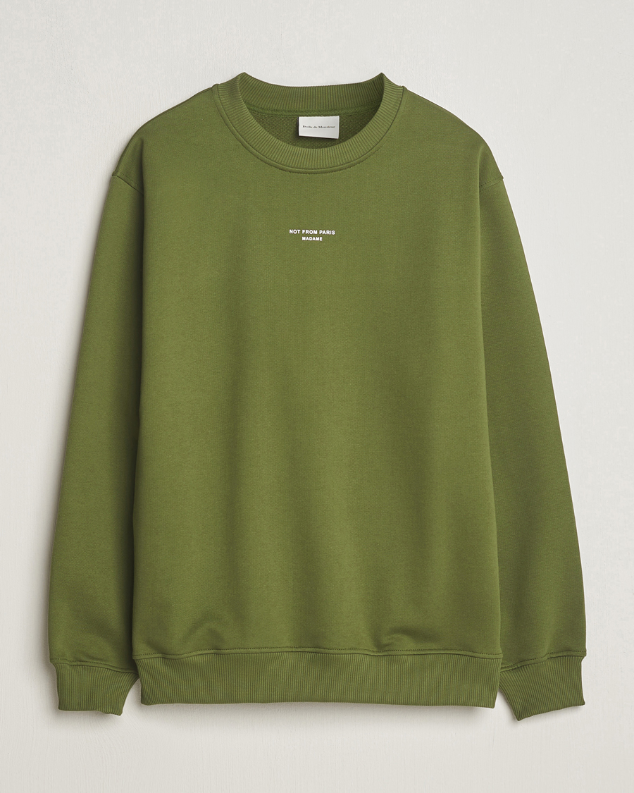 Men | Sweaters & Knitwear | Drôle de Monsieur | Classic NFPM Sweatshirt Khaki