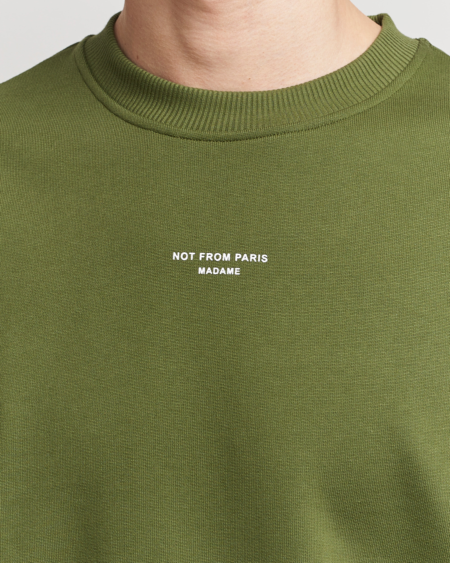 Men | Sweaters & Knitwear | Drôle de Monsieur | Classic NFPM Sweatshirt Khaki
