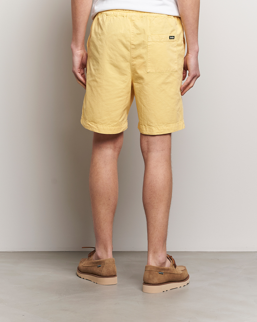 Men | Shorts | Drôle de Monsieur | Drawstring Shorts Light Yellow