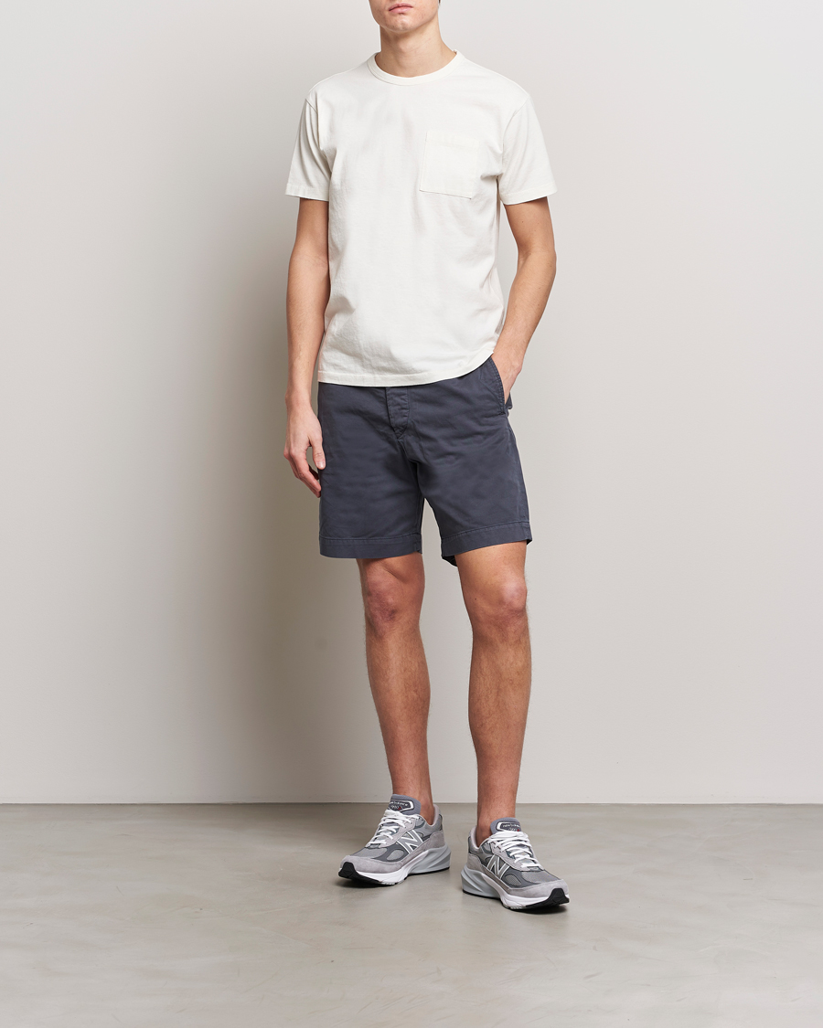 Men | Shorts | RRL | Officers Flat Shorts Navy