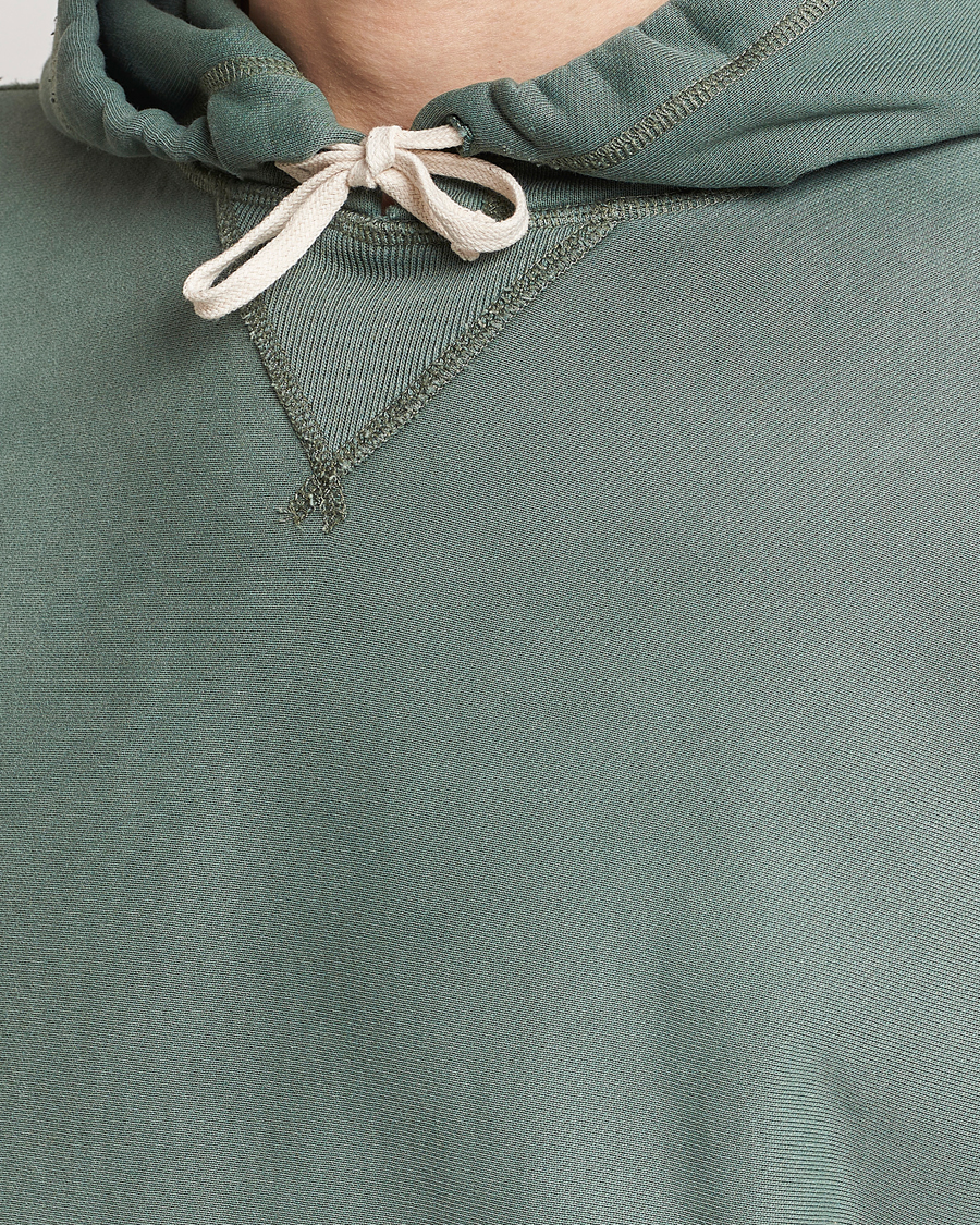 Men | Sweaters & Knitwear | RRL | Hooded Sweatshirt Collegiate Green