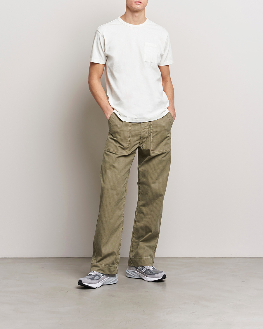 Men | T-Shirts | RRL | 2-Packet Pocket Tee Warm White