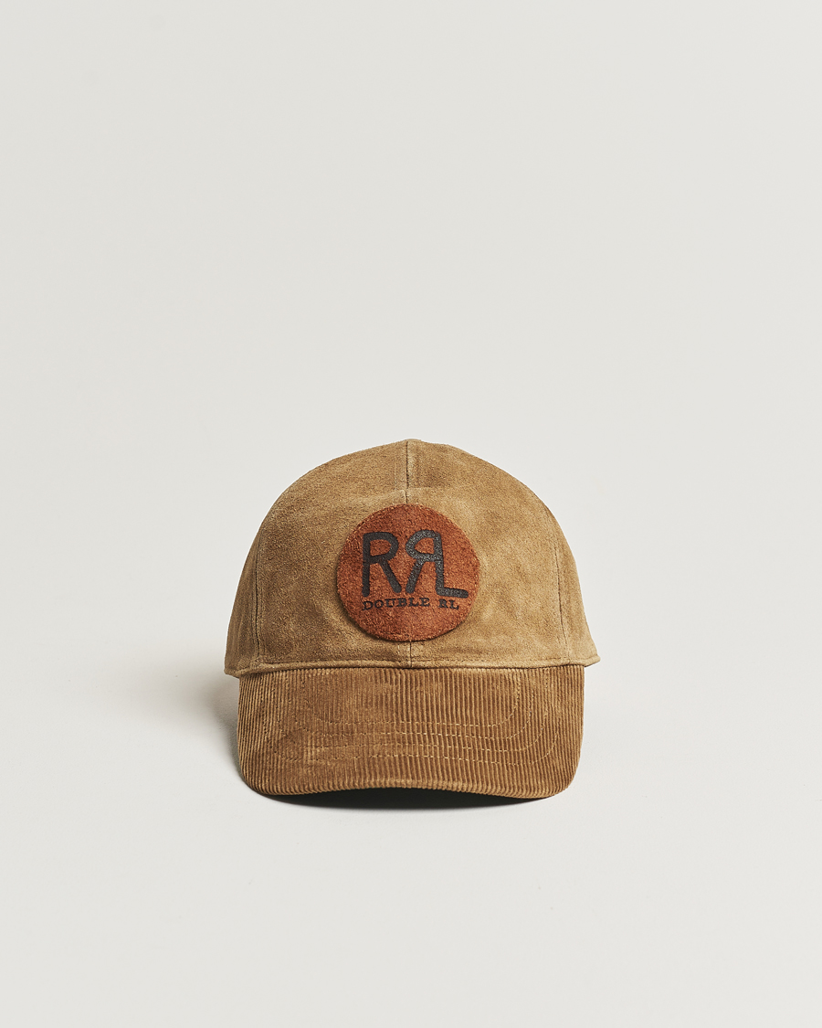 Men | RRL Rough Out Trucker Cap Tan | RRL | Rough Out Trucker Cap Tan