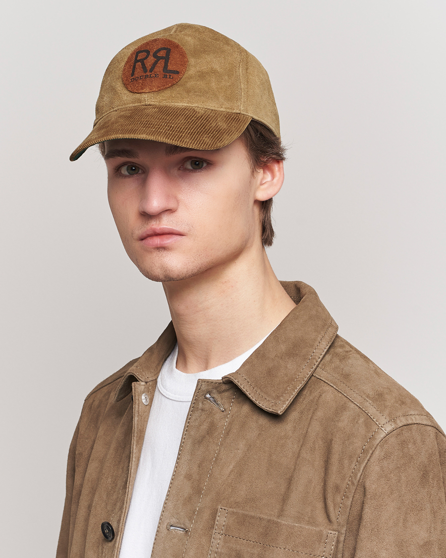 Men | RRL Rough Out Trucker Cap Tan | RRL | Rough Out Trucker Cap Tan
