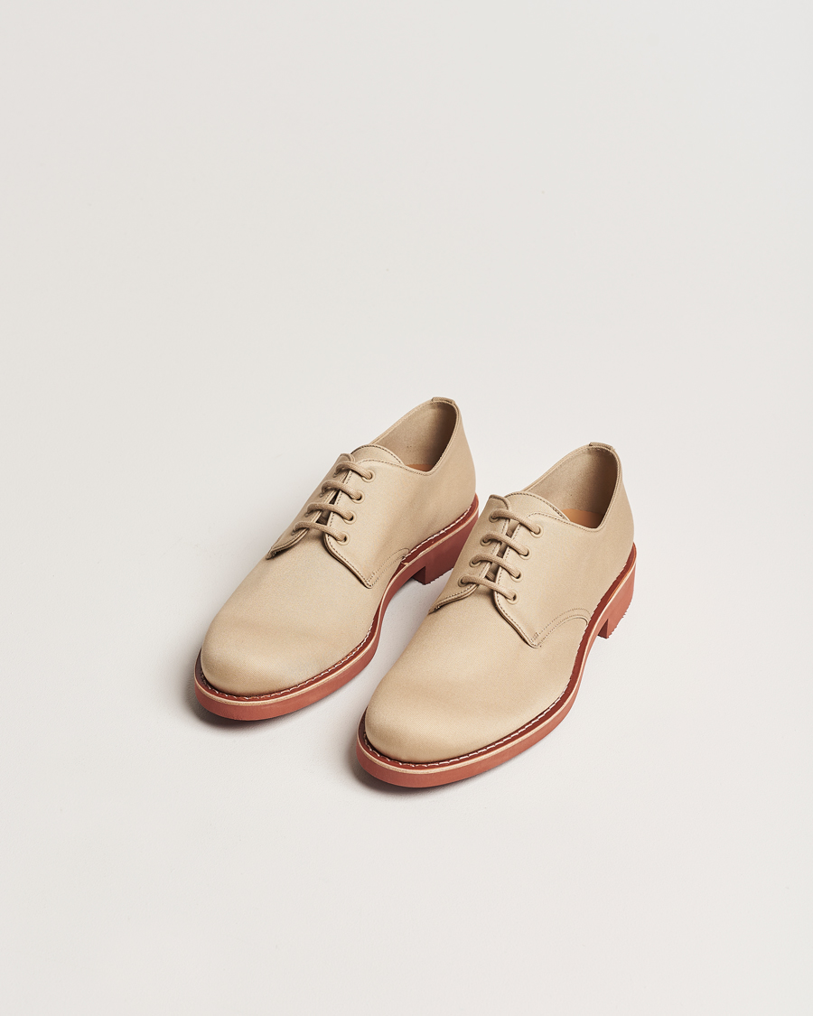 Men | Church's Matlock Canvas Derby Beige | Church's | Matlock Canvas Derby Beige