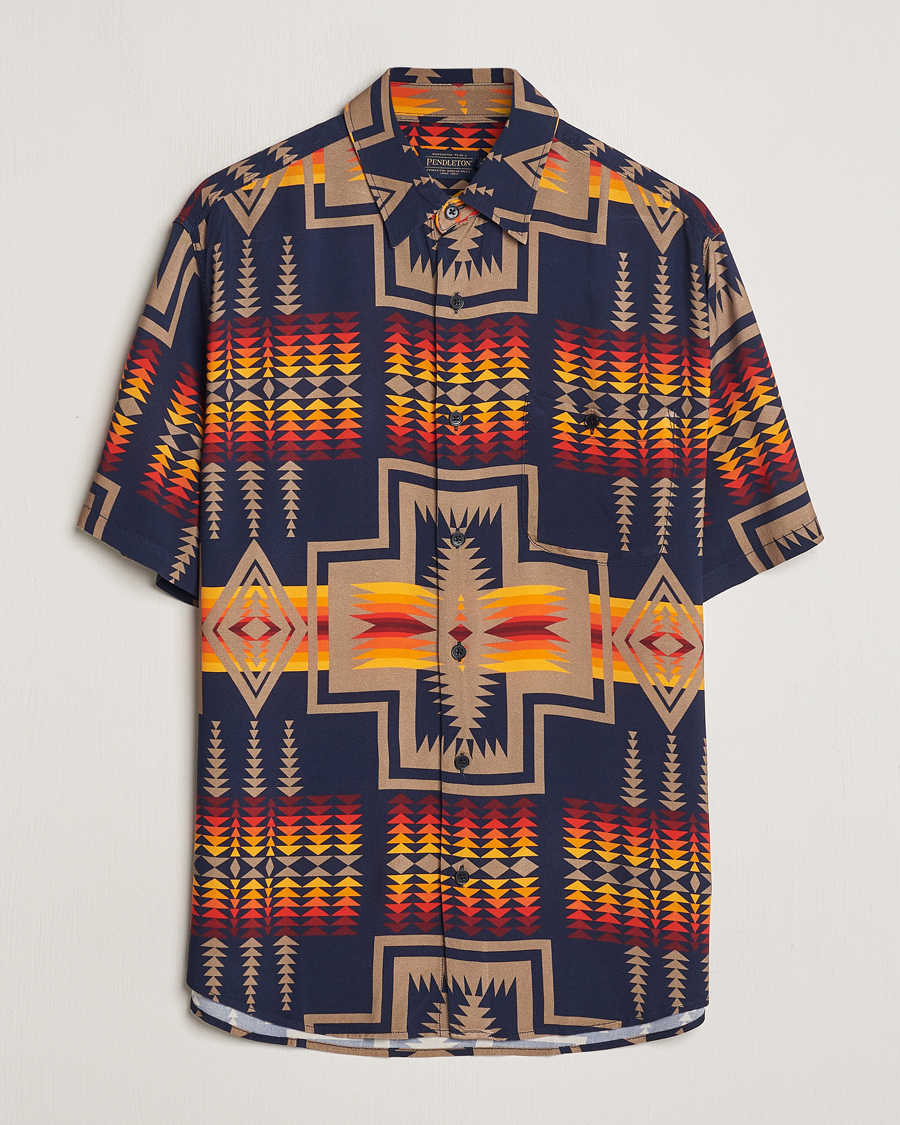 Men | Shirts | Pendleton | Vacation Shirt Harding Navy
