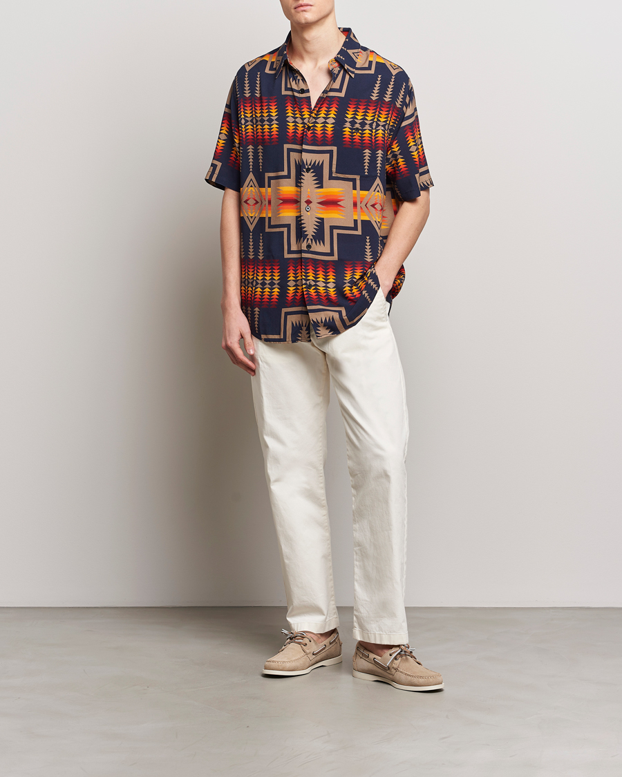 Men | Shirts | Pendleton | Vacation Shirt Harding Navy