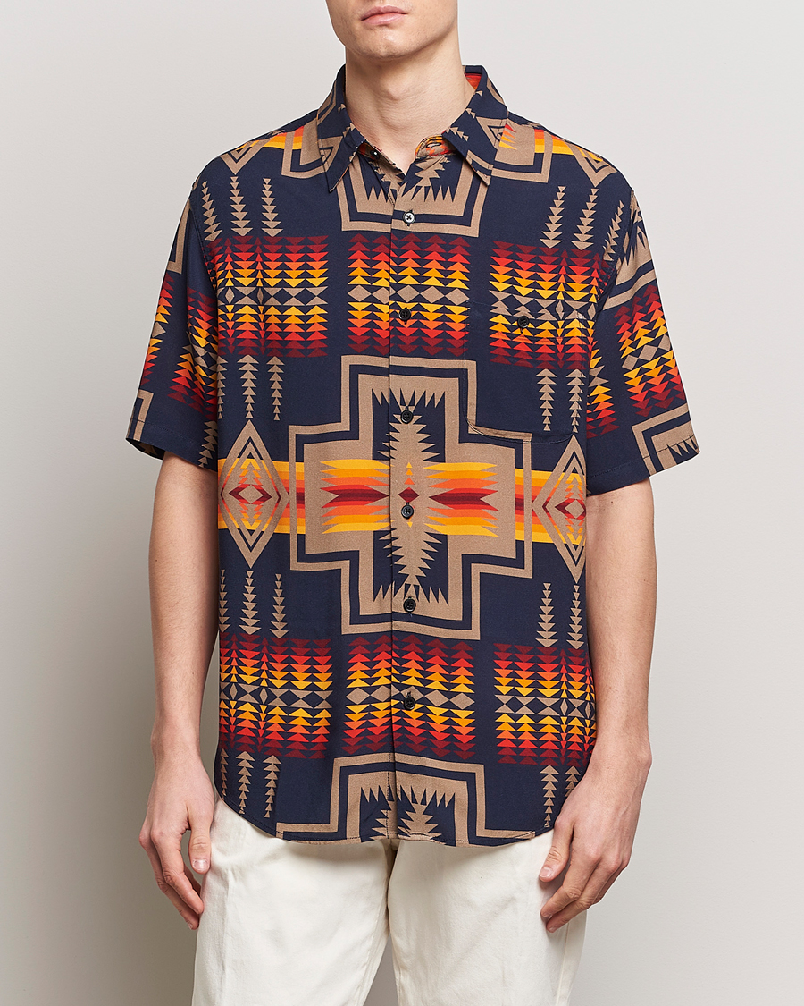 Men | Shirts | Pendleton | Vacation Shirt Harding Navy