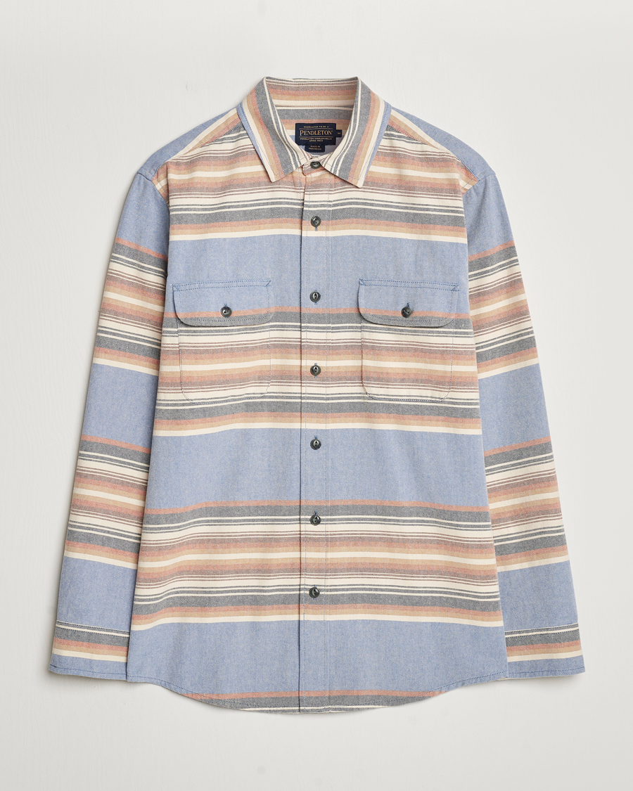 Men | Shirts | Pendleton | Beach Shack Shirt Indigo Stripe