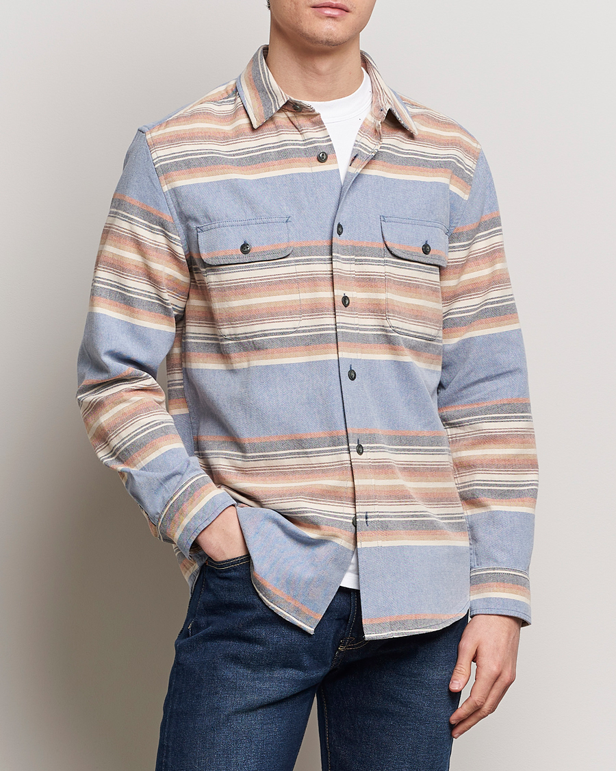 Mies |  | Pendleton | Beach Shack Shirt Indigo Stripe