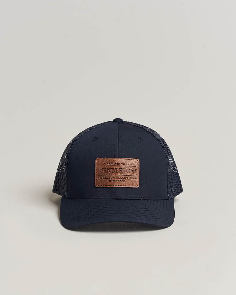 Men | Pendleton Burnished Patch Trucker Cap Navy | Pendleton | Burnished Patch Trucker Cap Navy