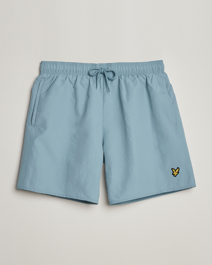 Men | Swimwear | Lyle & Scott | Plain Swimshorts Slate Blue