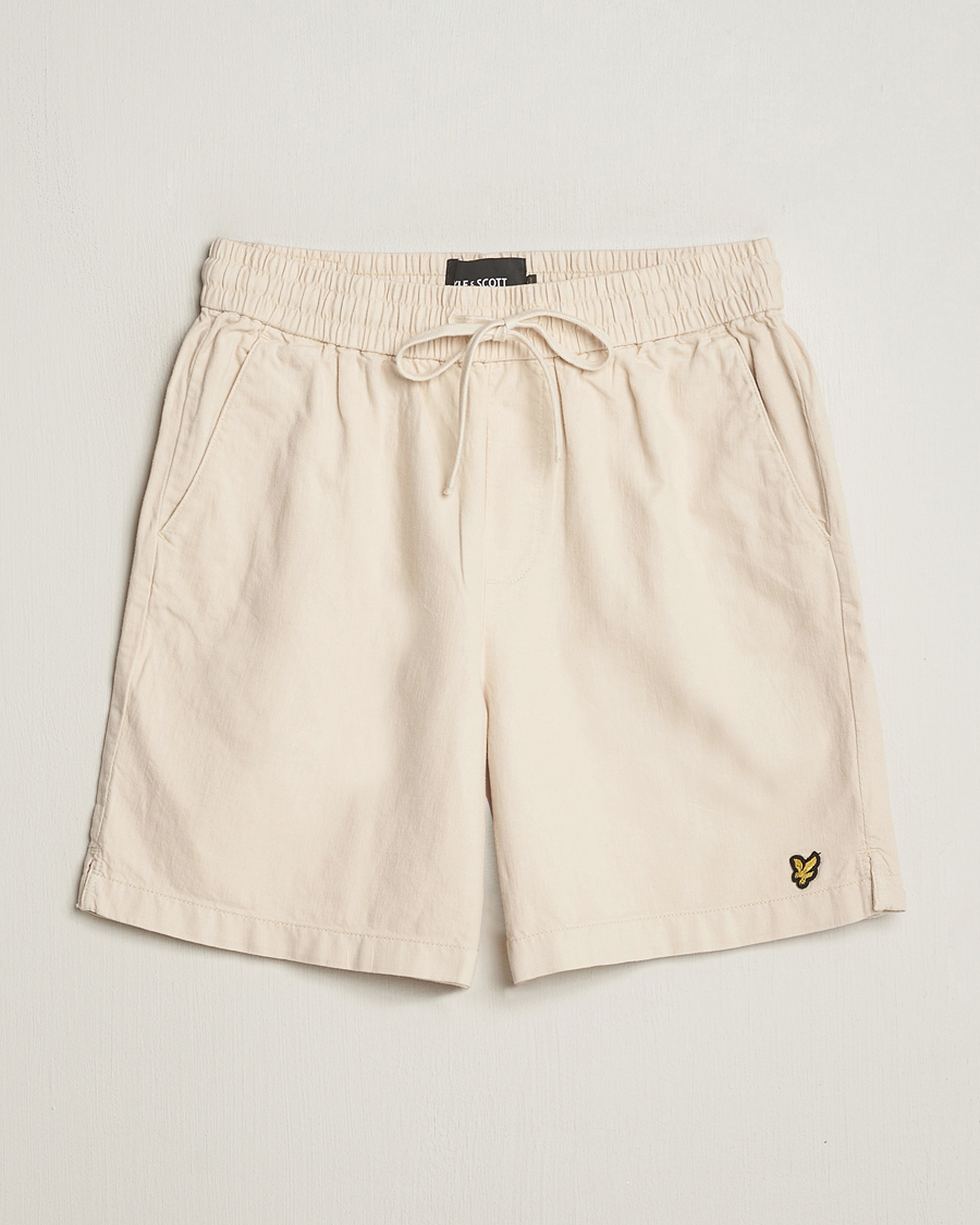 Men | Shorts | Lyle & Scott | Linen Drawstring Shorts Cove