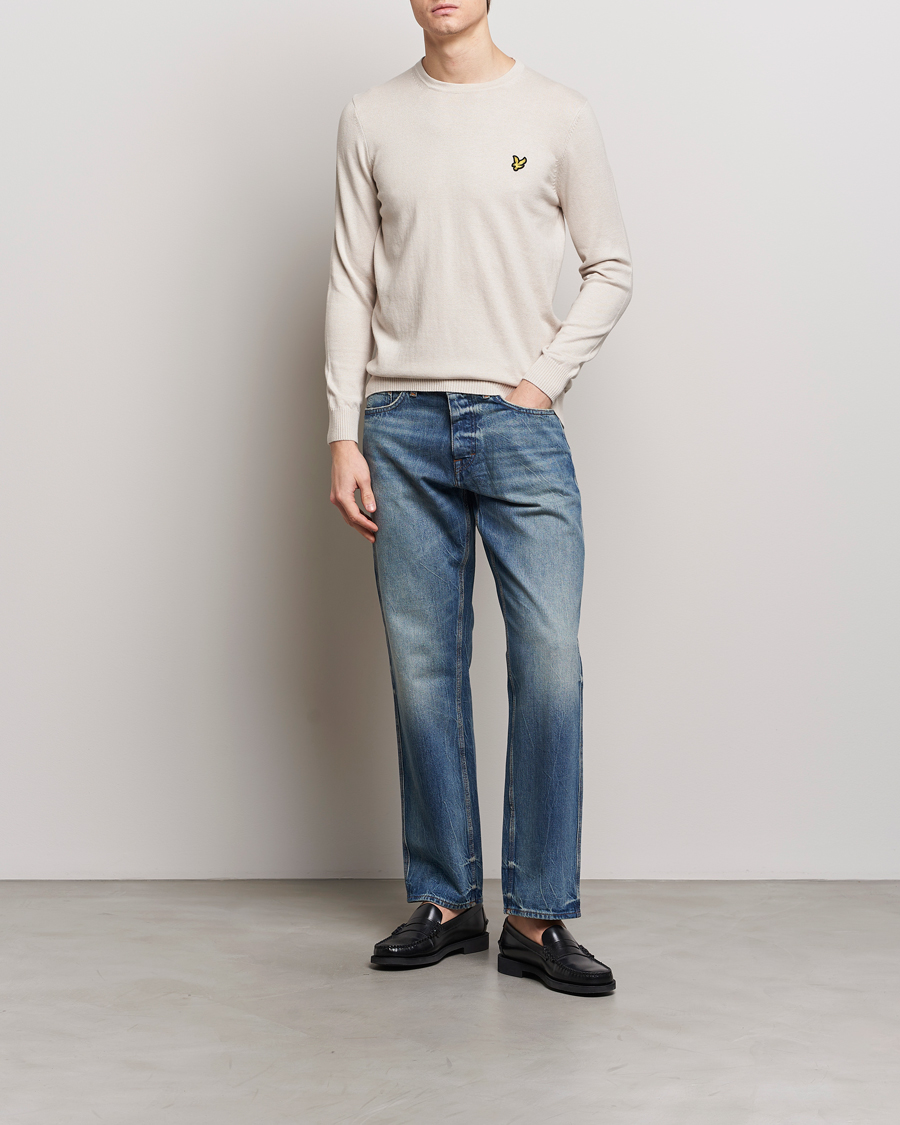 Men | Sweaters & Knitwear | Lyle & Scott | Cotton/Merino Knitted Crew Neck Cove